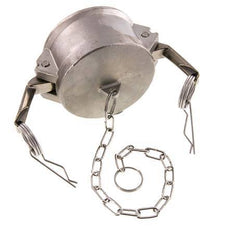 Camlock DN 75 (3'') Stainless Steel Coupling End Cap Type DC MIL-C-27487