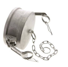 Camlock DN 90 (4'') Stainless Steel Coupling End Cap Type DC MIL-C-27487