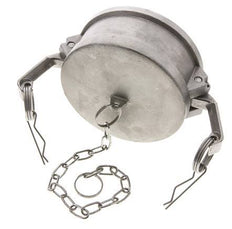 Camlock DN 90 (4'') Stainless Steel Coupling End Cap Type DC MIL-C-27487