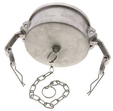 Camlock DN 90 (4'') Stainless Steel Coupling End Cap Type DC MIL-C-27487