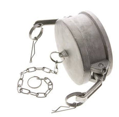 Camlock DN 90 (4'') Stainless Steel Coupling End Cap Type DC MIL-C-27487
