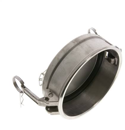 Camlock DN 140 (6'') Stainless Steel Coupling End Cap Type DC MIL-C-27487