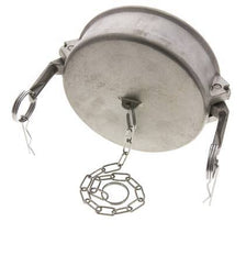 Camlock DN 120 (5'') Stainless Steel Coupling End Cap Type DC MIL-C-27487