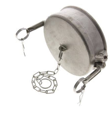 Camlock DN 120 (5'') Stainless Steel Coupling End Cap Type DC MIL-C-27487