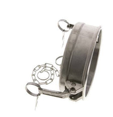 Camlock DN 120 (5'') Stainless Steel Coupling End Cap Type DC MIL-C-27487