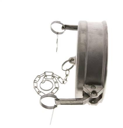 Camlock DN 140 (6'') Stainless Steel Coupling End Cap Type DC MIL-C-27487