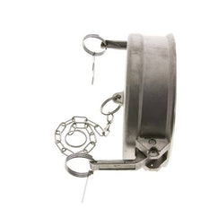 Camlock DN 140 (6'') Stainless Steel Coupling End Cap Type DC MIL-C-27487