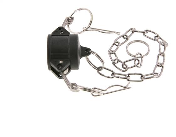 Camlock DN 20 (3/4'') Polypropylene Coupling End Cap Type DC MIL-C-27487