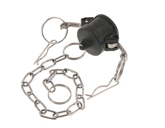 Camlock DN 20 (3/4'') Polypropylene Coupling End Cap Type DC MIL-C-27487