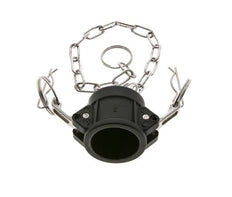 Camlock DN 25 (1'') Polypropylene Coupling End Cap Type DC MIL-C-27487