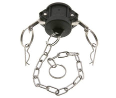 Camlock DN 25 (1'') Polypropylene Coupling End Cap Type DC MIL-C-27487