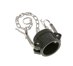 Camlock DN 32 (1 1/4'') Polypropylene Coupling End Cap Type DC MIL-C-27487
