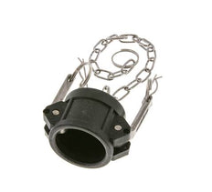 Camlock DN 32 (1 1/4'') Polypropylene Coupling End Cap Type DC MIL-C-27487
