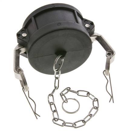 Camlock DN 75 (3'') Polypropylene Coupling End Cap Type DC MIL-C-27487