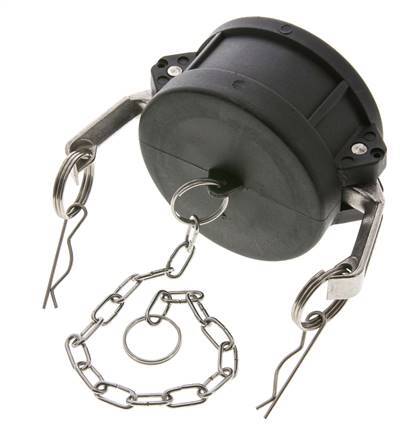 Camlock DN 75 (3'') Polypropylene Coupling End Cap Type DC MIL-C-27487