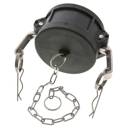 Camlock DN 75 (3'') Polypropylene Coupling End Cap Type DC MIL-C-27487