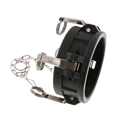 Camlock DN 90 (4'') Polypropylene Coupling End Cap Type DC MIL-C-27487