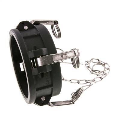 Camlock DN 90 (4'') Polypropylene Coupling End Cap Type DC MIL-C-27487