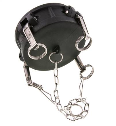 Camlock DN 90 (4'') Polypropylene Coupling End Cap Type DC MIL-C-27487