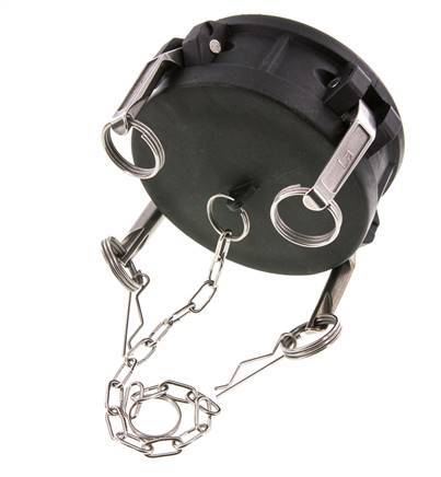 Camlock DN 90 (4'') Polypropylene Coupling End Cap Type DC MIL-C-27487