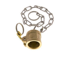 Camlock DN 15 (1/2'') Brass Coupling End Cap Type DC MIL-C-27487