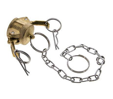 Camlock DN 15 (1/2'') Brass Coupling End Cap Type DC MIL-C-27487