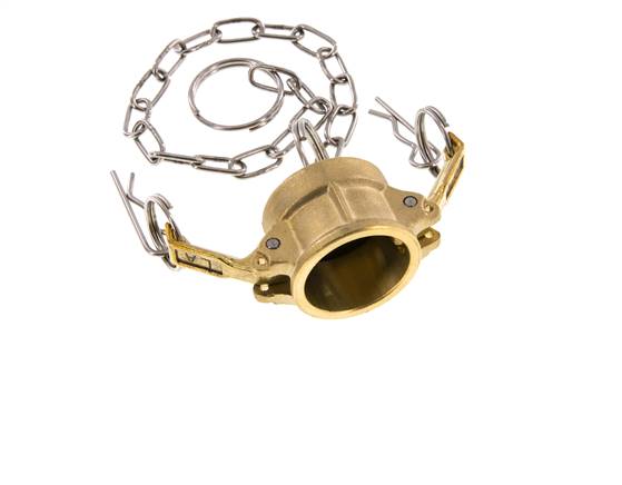 Camlock DN 20 (3/4'') Brass Coupling End Cap Type DC MIL-C-27487