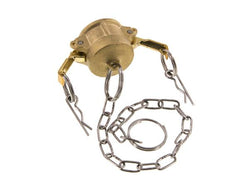 Camlock DN 20 (3/4'') Brass Coupling End Cap Type DC MIL-C-27487