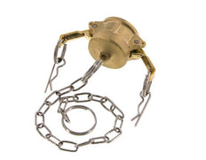 Camlock DN 20 (3/4'') Brass Coupling End Cap Type DC MIL-C-27487