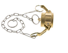 Camlock DN 25 (1'') Brass Coupling End Cap Type DC MIL-C-27487