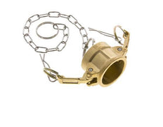 Camlock DN 25 (1'') Brass Coupling End Cap Type DC MIL-C-27487