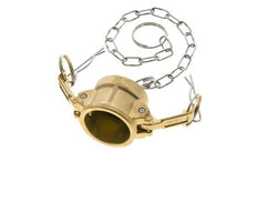 Camlock DN 25 (1'') Brass Coupling End Cap Type DC MIL-C-27487