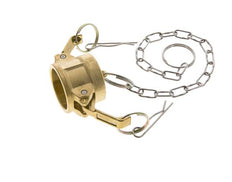 Camlock DN 25 (1'') Brass Coupling End Cap Type DC MIL-C-27487