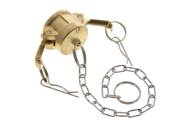 Camlock DN 25 (1'') Brass Coupling End Cap Type DC MIL-C-27487