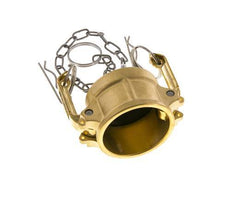 Camlock DN 40 (1 1/2'') Brass Coupling End Cap Type DC MIL-C-27487