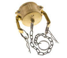 Camlock DN 40 (1 1/2'') Brass Coupling End Cap Type DC MIL-C-27487