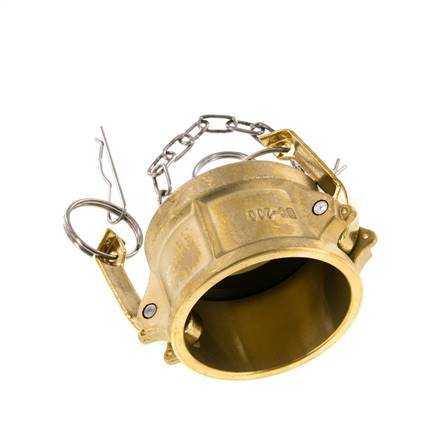 Camlock DN 50 (2'') Brass Coupling End Cap Type DC MIL-C-27487