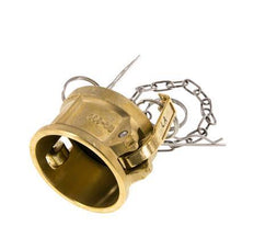 Camlock DN 50 (2'') Brass Coupling End Cap Type DC MIL-C-27487