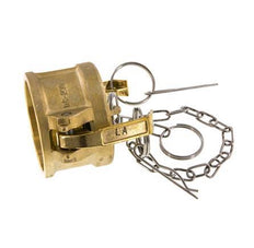 Camlock DN 50 (2'') Brass Coupling End Cap Type DC MIL-C-27487