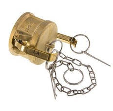 Camlock DN 50 (2'') Brass Coupling End Cap Type DC MIL-C-27487