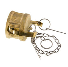 Camlock DN 50 (2'') Brass Coupling End Cap Type DC MIL-C-27487