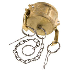 Camlock DN 50 (2'') Brass Coupling End Cap Type DC MIL-C-27487