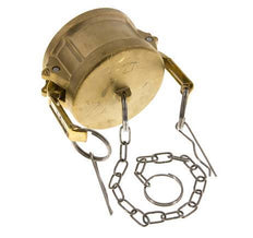 Camlock DN 60 (2 1/2'') Brass Coupling End Cap Type DC MIL-C-27487