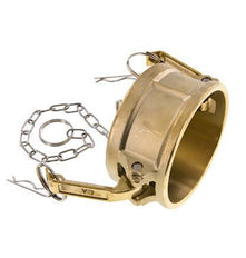Camlock DN 75 (3'') Brass Coupling End Cap Type DC MIL-C-27487