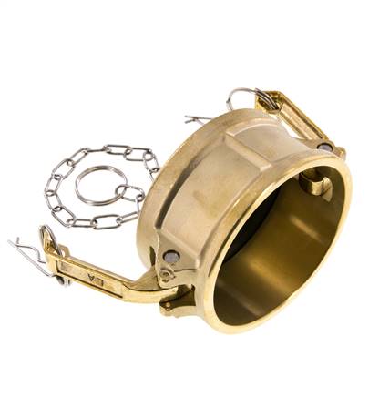 Camlock DN 75 (3'') Brass Coupling End Cap Type DC MIL-C-27487