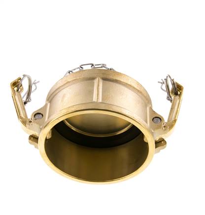 Camlock DN 75 (3'') Brass Coupling End Cap Type DC MIL-C-27487