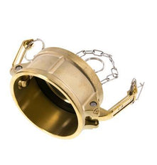Camlock DN 75 (3'') Brass Coupling End Cap Type DC MIL-C-27487