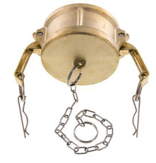 Camlock DN 75 (3'') Brass Coupling End Cap Type DC MIL-C-27487