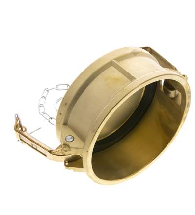 Camlock DN 140 (6'') Brass Coupling End Cap Type DC MIL-C-27487