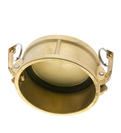 Camlock DN 140 (6'') Brass Coupling End Cap Type DC MIL-C-27487